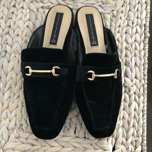Steven by Steve Madden “Royce” Black Velvet Mules